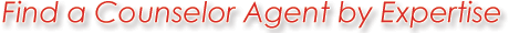 Find a Counselor Agnet by Name