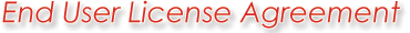 End User Agreement